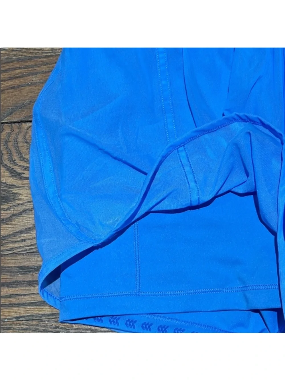 Blue Women's Athletic Shorts - Lightweight Running Shorts - Picture 6 of 7